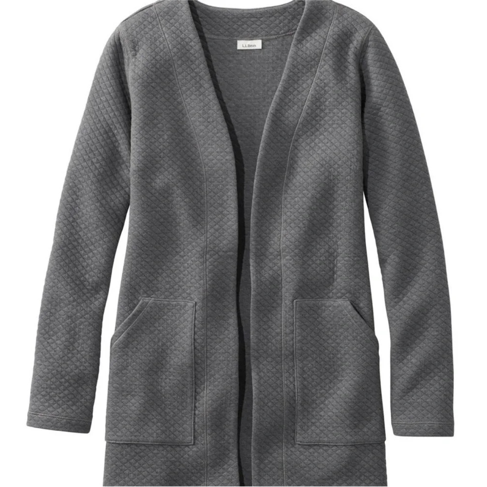 L.L. Bean Gray Women's Cardigan Sweater